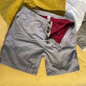 Woof Commando Freeball Chino Shorts - Stone Gray